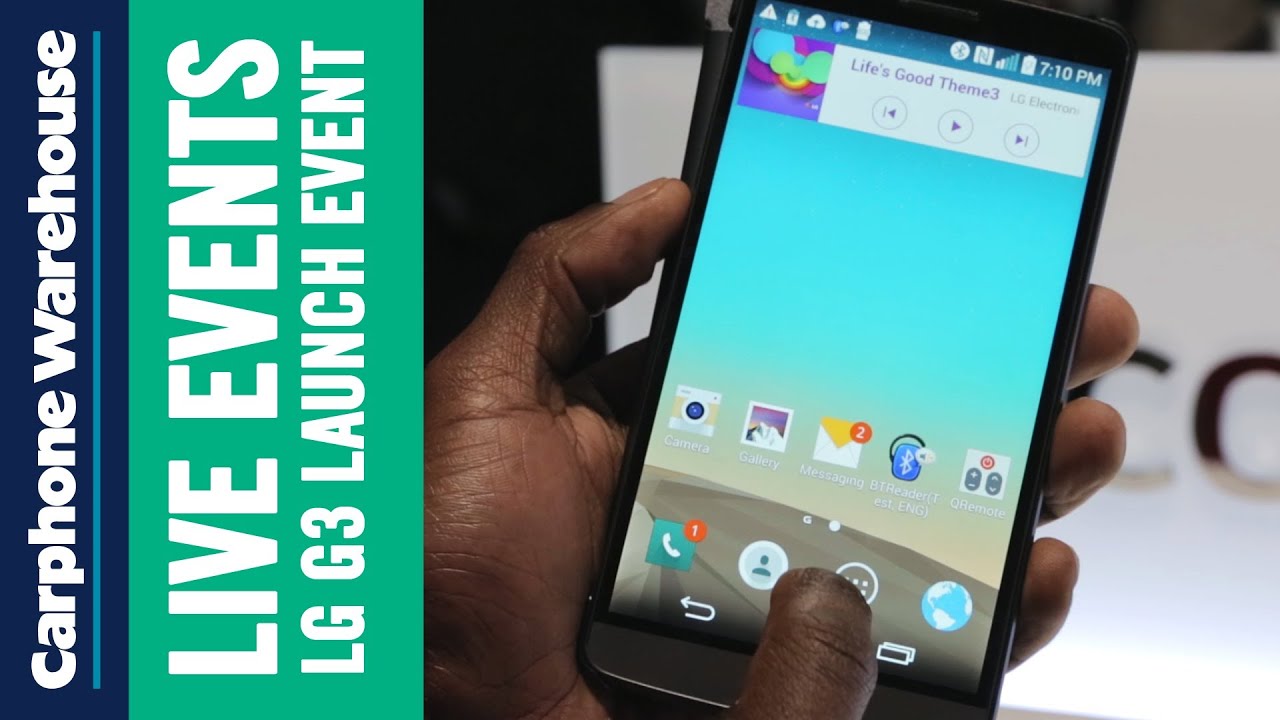 LG G3 launched live in London