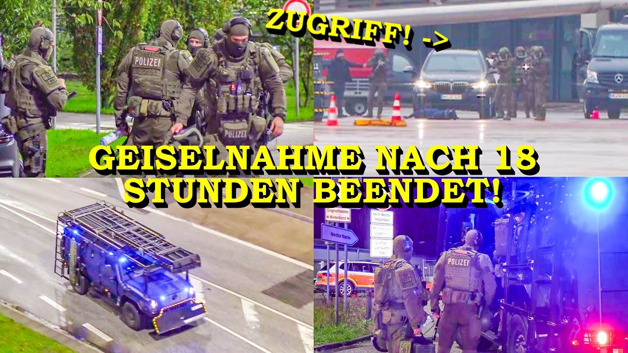 [GROSSE DOKU] - GEISELNAHME NACH 18 STUNDEN AM FLUGHAFEN HAMBURG BEENDET - | SEK MIT ZUGRIFF (LIVE)