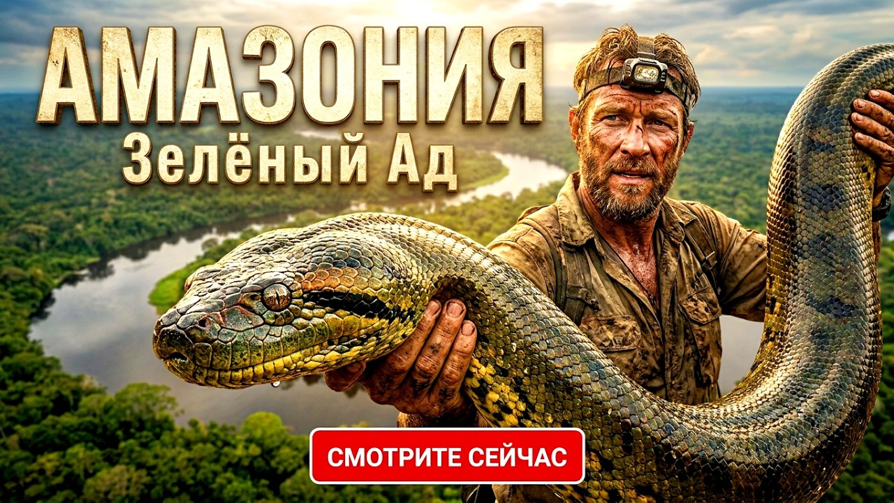 АМАЗОНИЯ- Путешествие В Зелёный Ад, Реки Амазонка! Тайны Джунглей!
