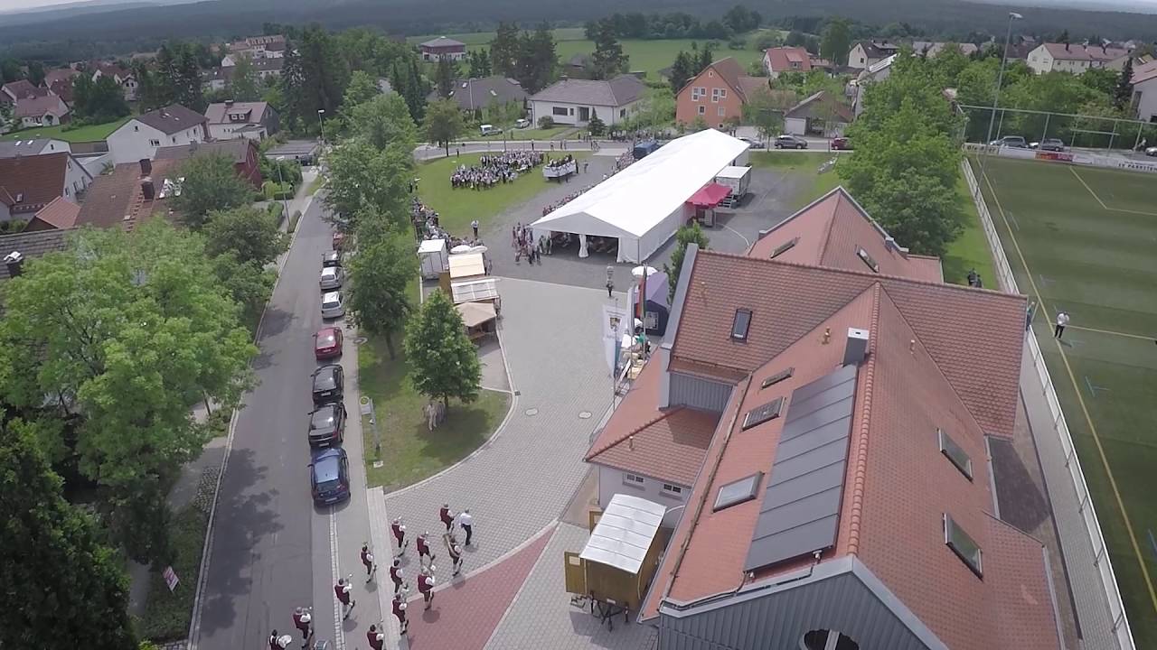 Sternmarsch der Blaskapellen in Parkstein am 05.06.2016