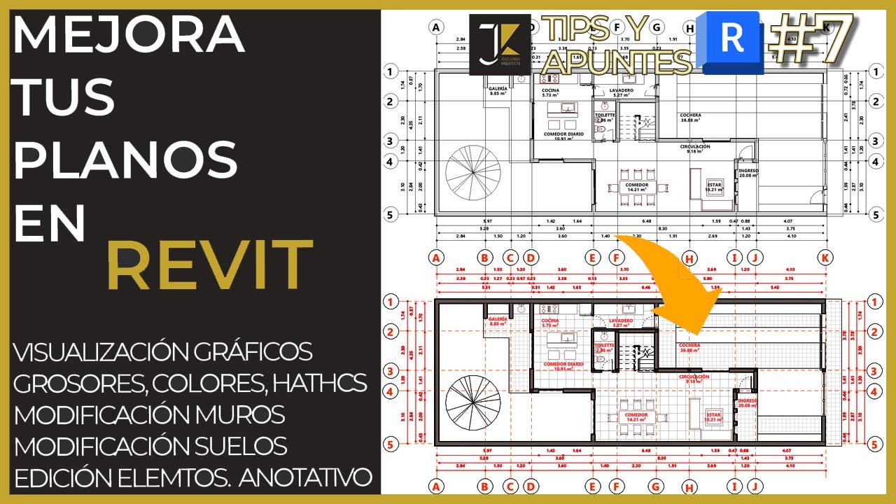 REVIT | Apuntes y tips | Nº7 - Mejora la visualización de tus planos con visibilidad de gráficos!