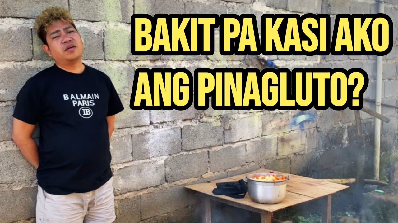 BAKIT PA KASI AKO ANG PINAGLUTO NI @BakangVlog  AYUN TULOY DI MASARAP😭 HAPPY PISTA!