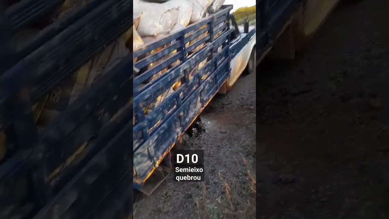 d10 quebra semieixo pneu solta e por pouco n&atilde;o desce a pirambeira