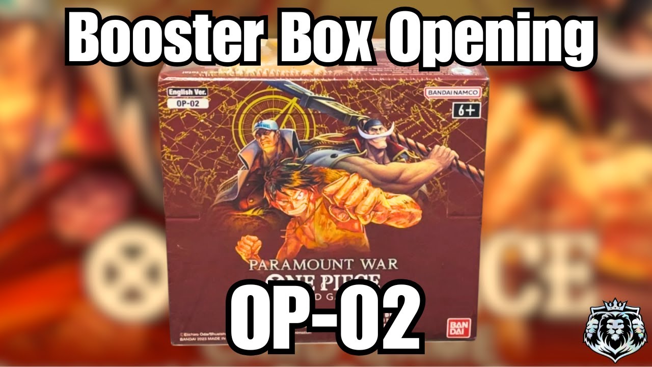 Otwieramy pudełko boosterowe One Piece z gry Paramount War (OP-02)!