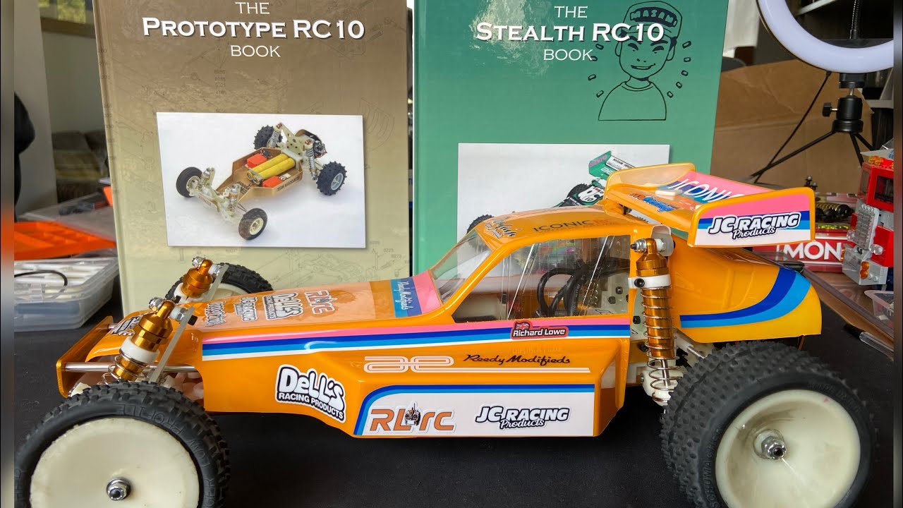 Team Associated RC10 40th edition, ready for the track. And a quick flick through the rc10 books.