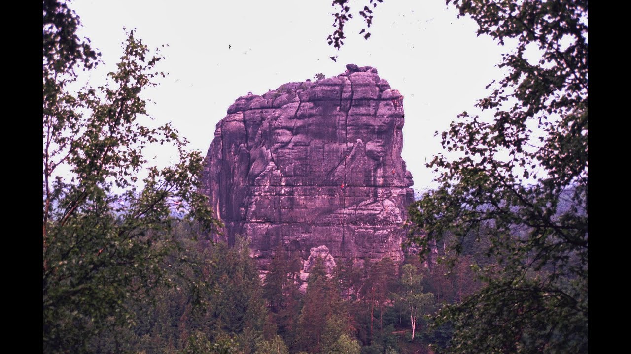 Klettern in der Sächsischen Schweiz und Bilder aus Dresden Anfang der 1980-er Jahre 2. Teil