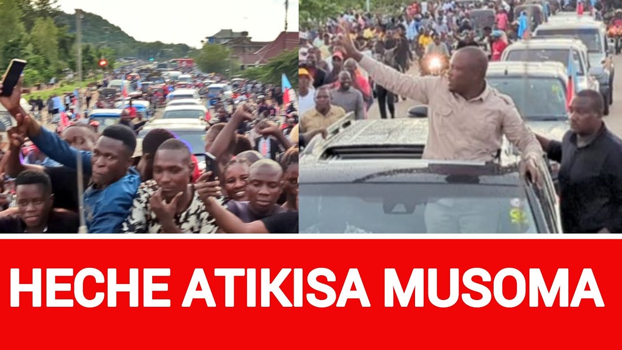 HECHE ASINDIKIZWA NA MAELFU YA WANANCHI MUSOMA MJINI BARABARA YAFUNGWA KWA MUDA