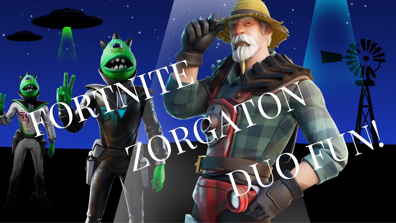 Some FORTNITE Alien Duos fun with ZORGATON