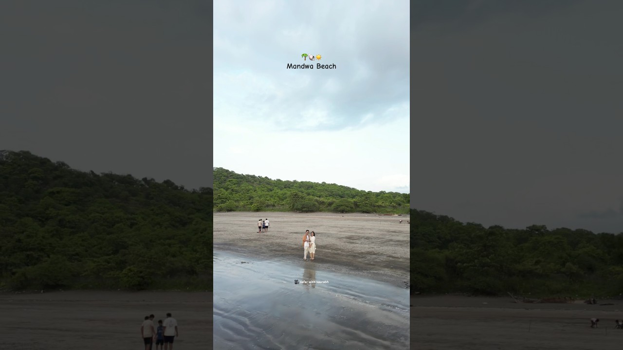 Mandwa beach | alibag kokan #shorts #couplevideo #kokan #alibag #travel