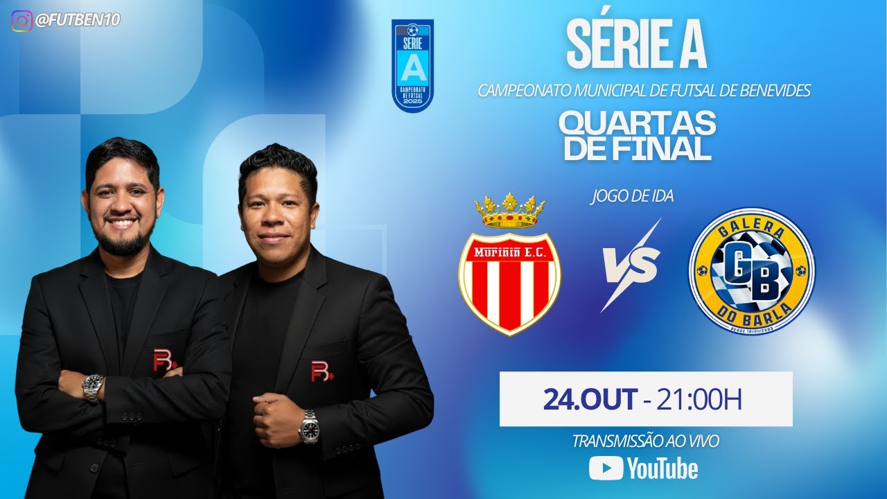 #S&Eacute;RIEA - MURININ vs BARLA - Quartas de final do Futsal de Benevides