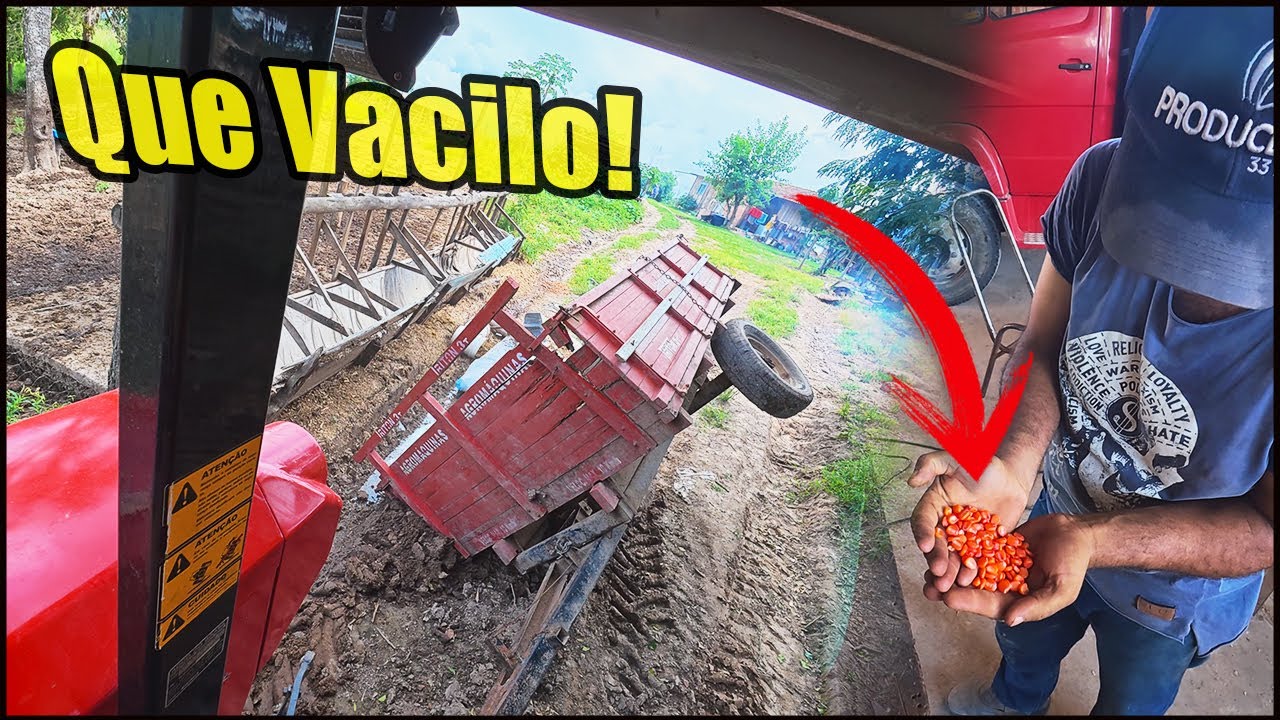 CONSEGUI TOMBAR A CARRETA! VOU FAZER O PRIMEIRO PLANTIO DE MILHO COM SOJA PARA SILAGEM!