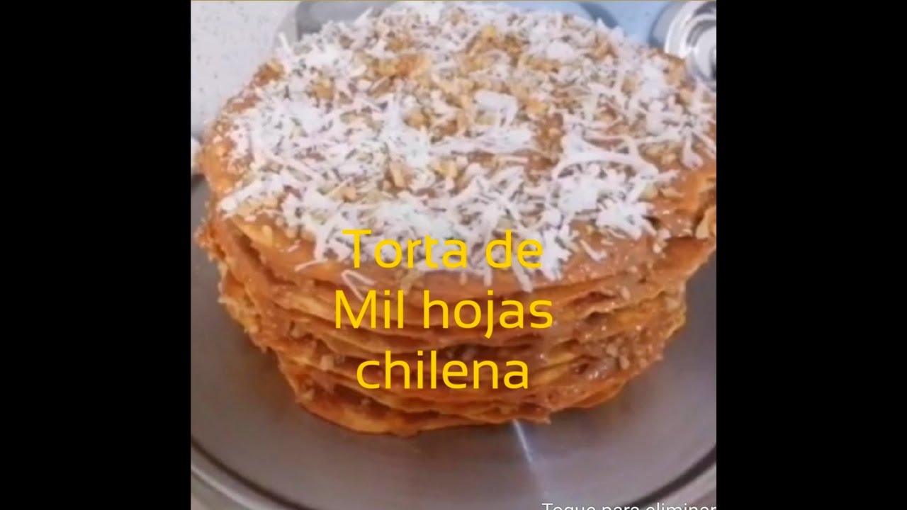 Torta Mil hojas Chilena