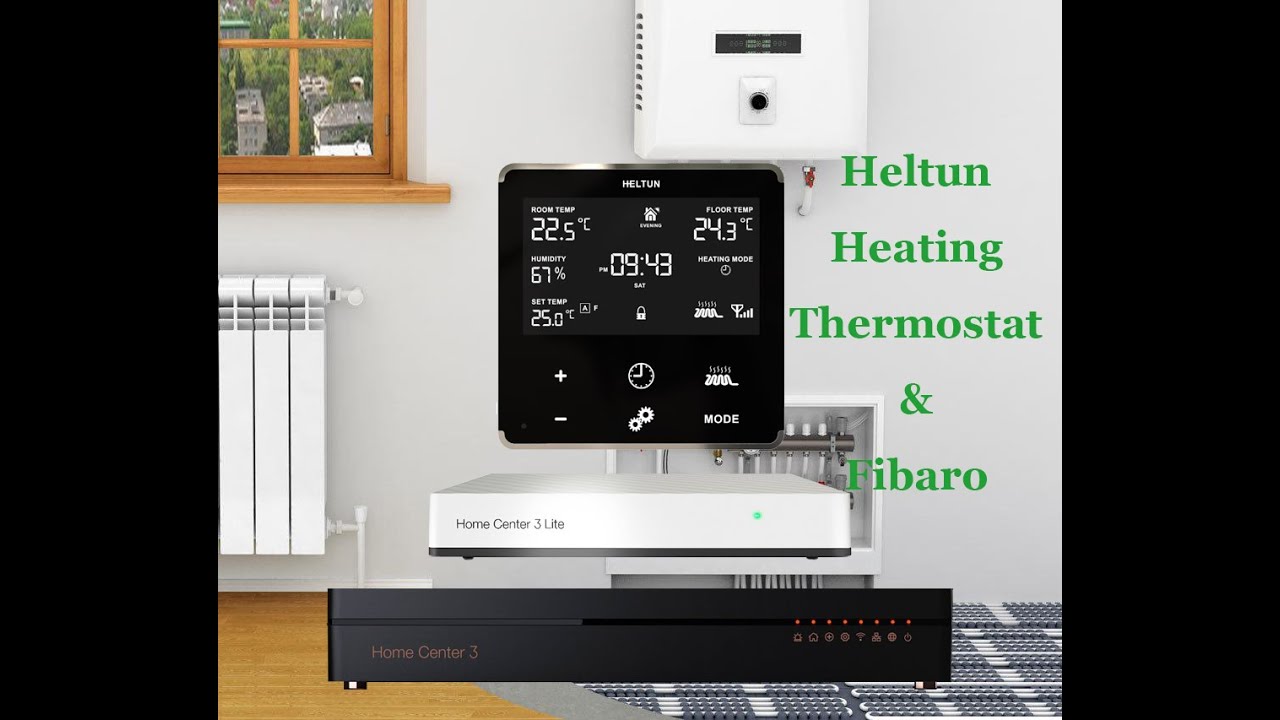 Heltun Heating thermostat in fibaro