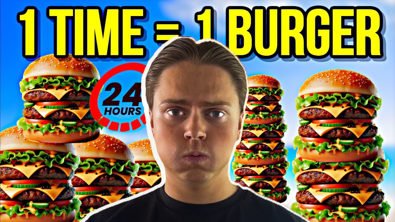 Spiser 1 burger hver time…