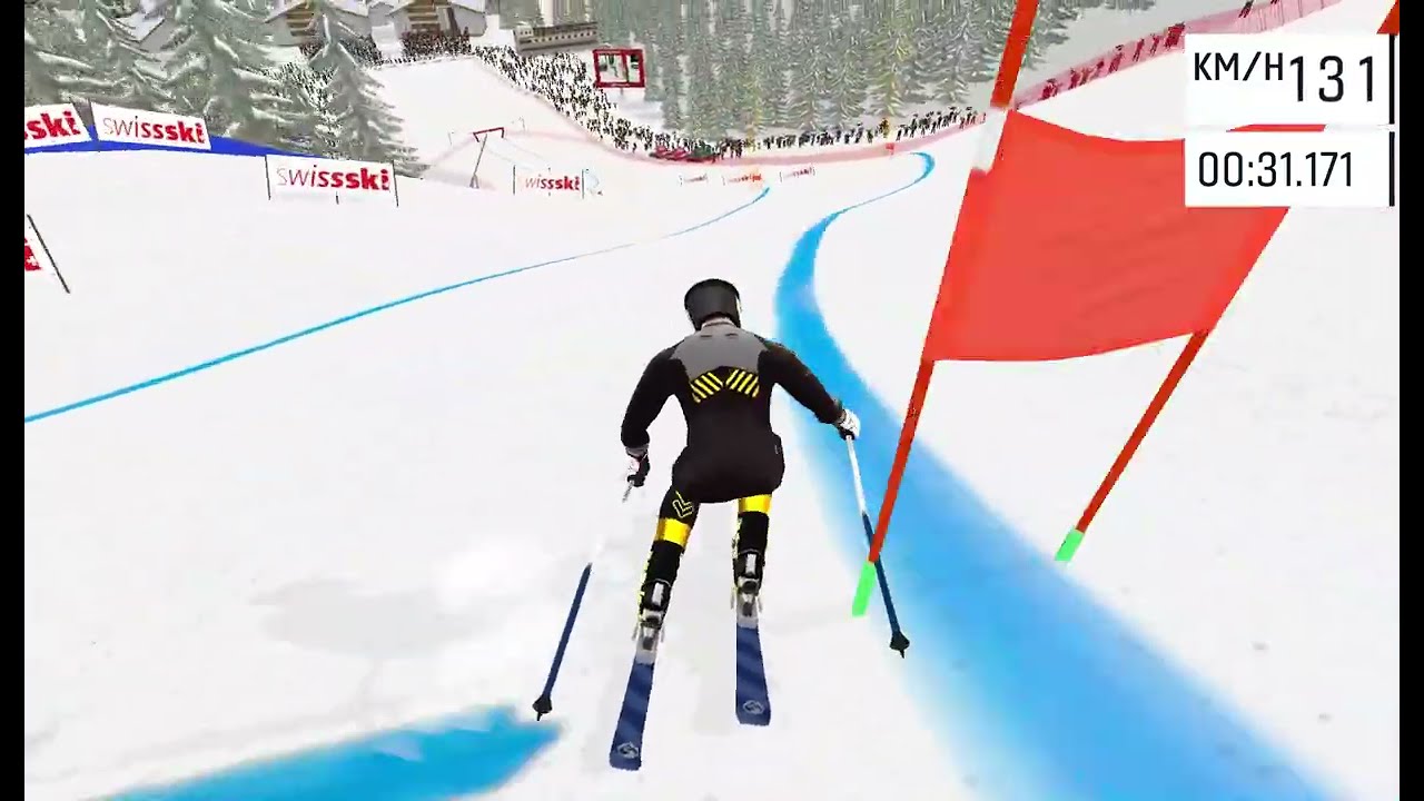 🎿 Crans-Montana Super-G Race (One Try) – Winning Run | Ski Challenge World Cup 26