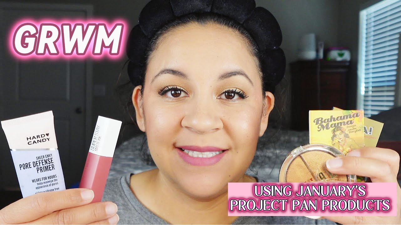 GRWM || Using What I own (Project Pan Edition)