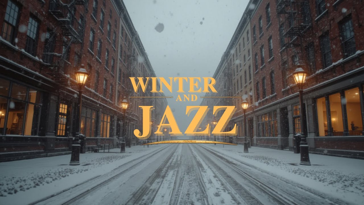 [Playlist] 3 Hours Gentle Snowy Winter Jazz│Soothing Piano Lounge│3시간 부드러운 눈 내리는 겨울 재즈│진정되는 피아노 라운지