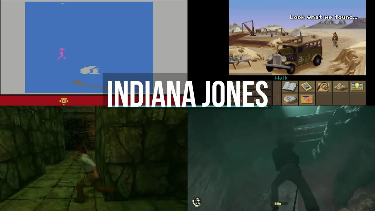 Evolution of Indiana Jones games