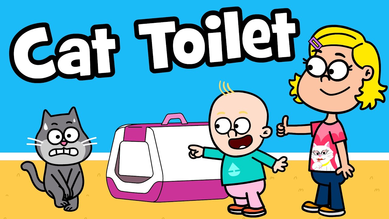 ♪ ♪ Funny Cat Song &ndash; Cat Toilet | Hooray Kids Songs & Nursery Rhymes | Funny Animal Songs