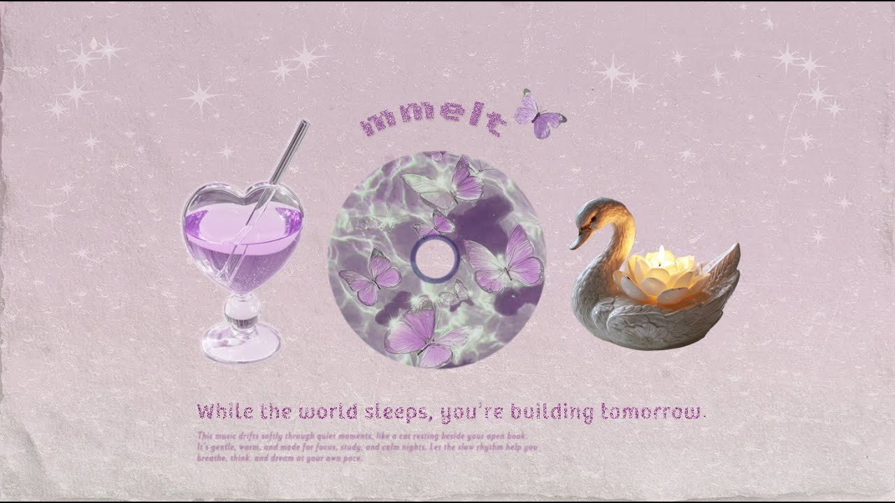 While the world sleeps, you’re building tomorrow. 🪿 Y2K Kawaii Lofi + Anime Cozy Vibes for Study 💜