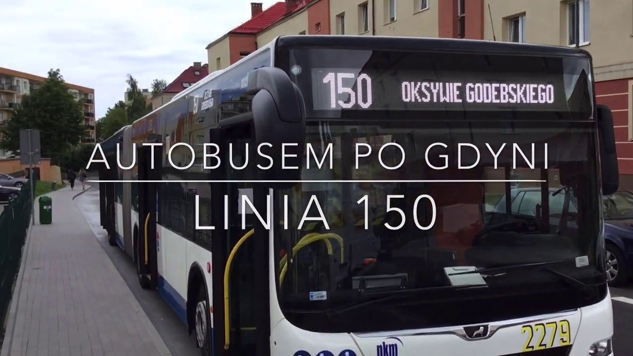 Autobusem po Gdyni - linia 150 (Oksywie Godebskiego - Witomino Leśniczówka) #2278 (to nie błąd)