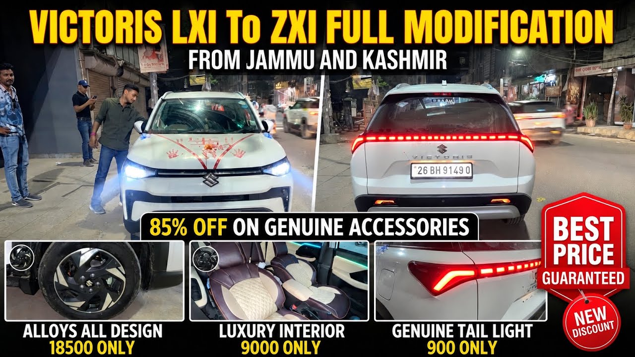 victoris lxi to zxi modified with price | victoris base to top modified | victoris modified