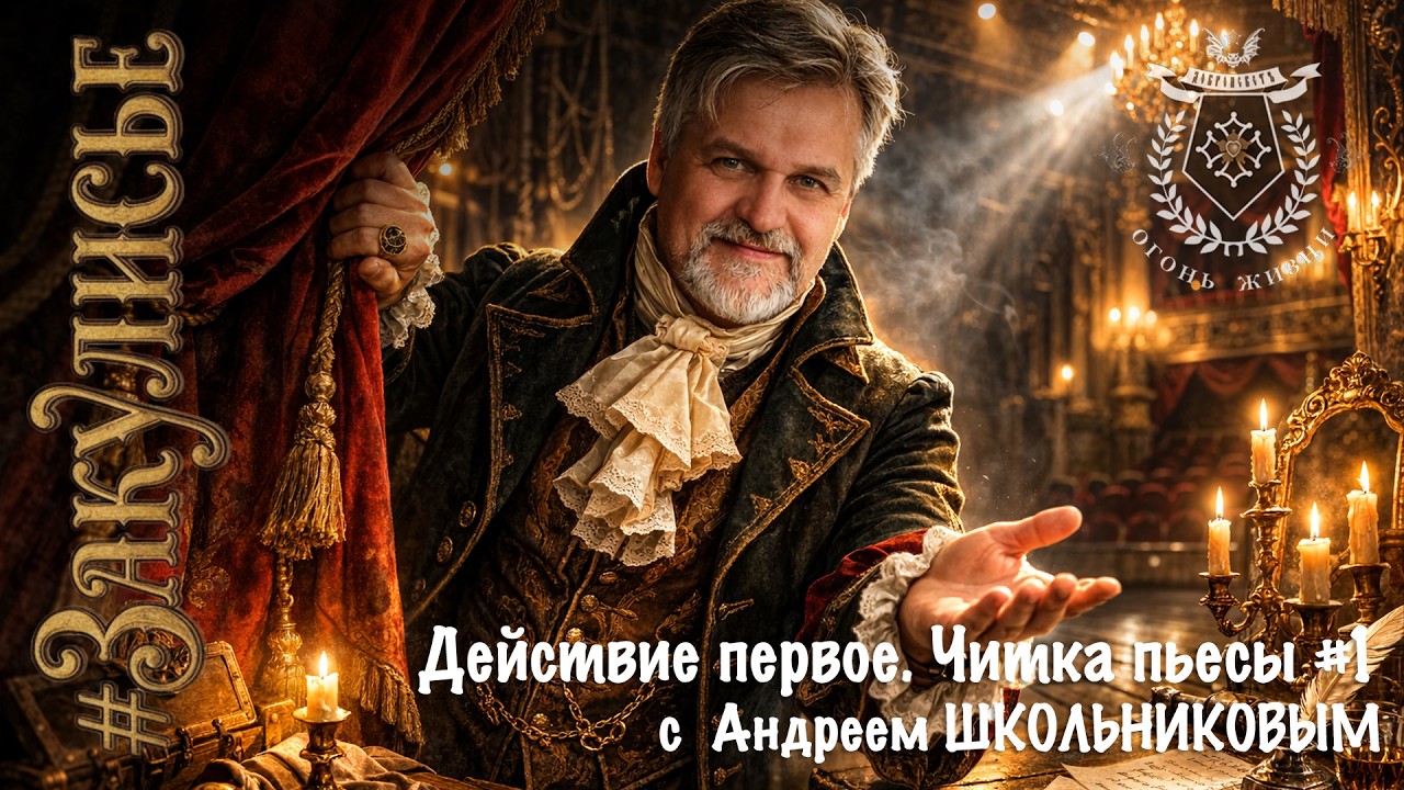 #Закулисье. Действие первое. Читка пьесы #1 с Андреем ШКОЛЬНИКОВЫМ.