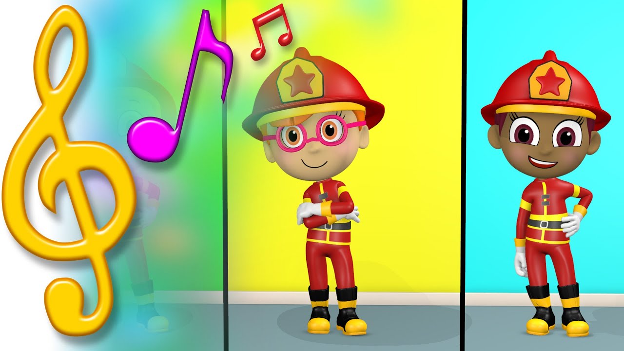 TuTiTu Songs | Fire Truck Song Ver.2 | Songs for Children with Lyrics