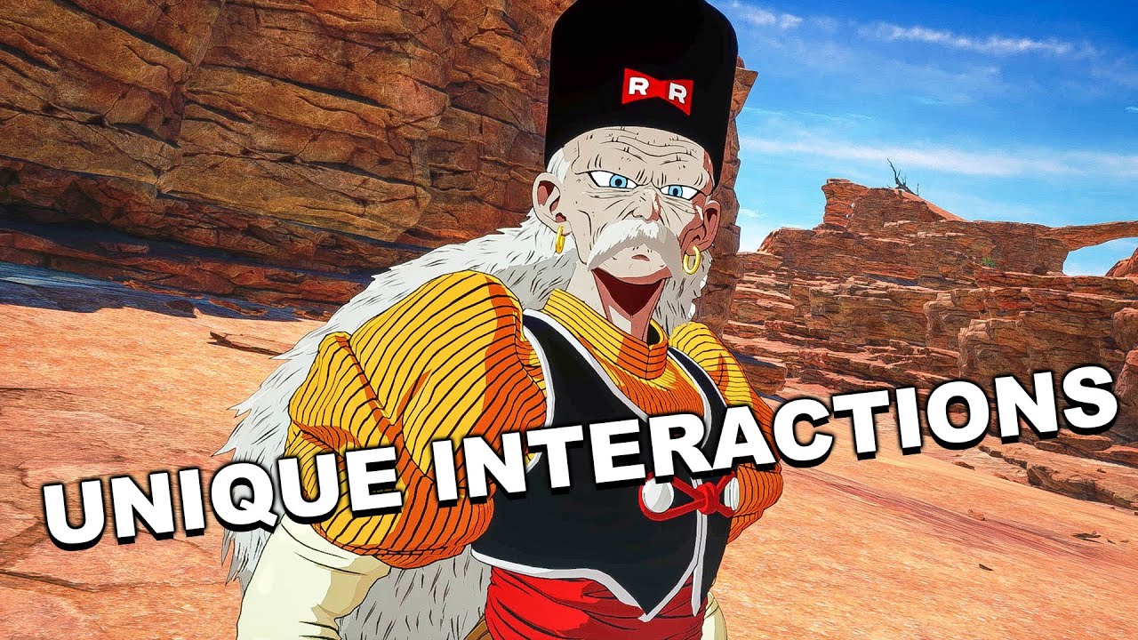 Dragon Ball Sparking Zero — уникальные взаимодействия с Доктором Геро (специальные цитаты)