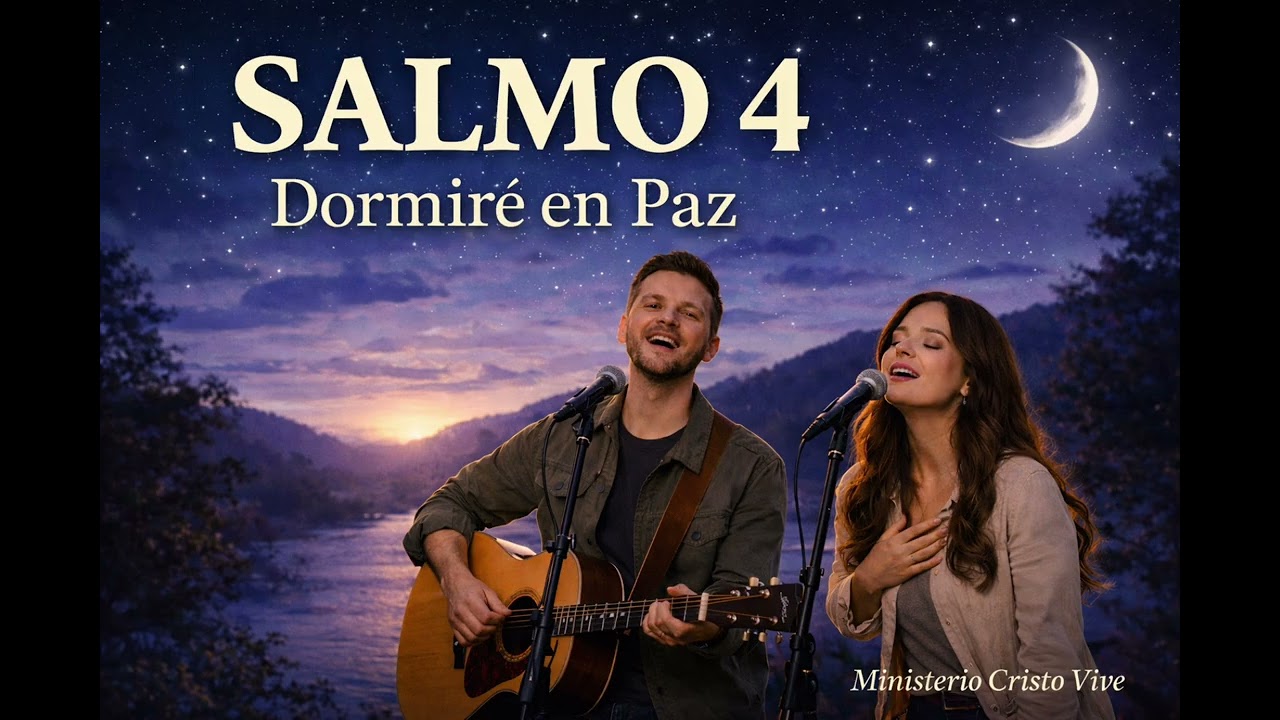 SALMO 4 — Dormiré en Paz | Canción de Adoración | Dueto con Guitarra | Ministerio Cristo Vive