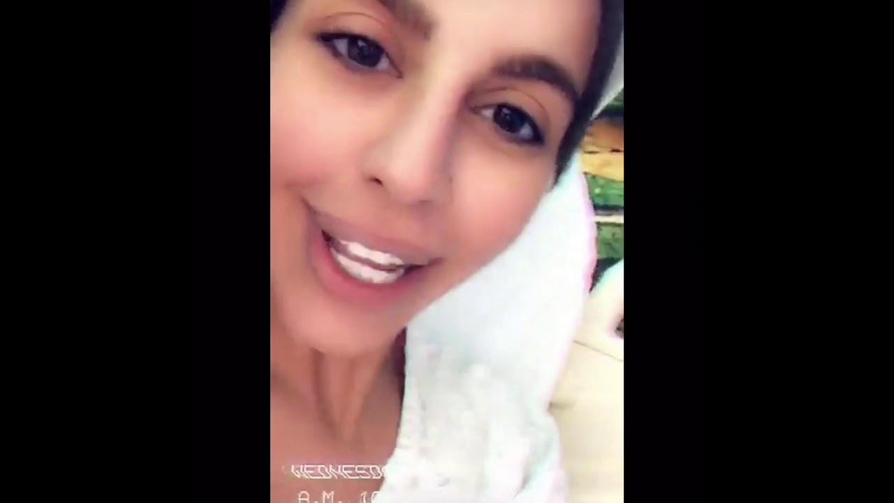 ليلى سكندر في غرفة الولادة تستعد لاستقبال اول مولود لها 🤱