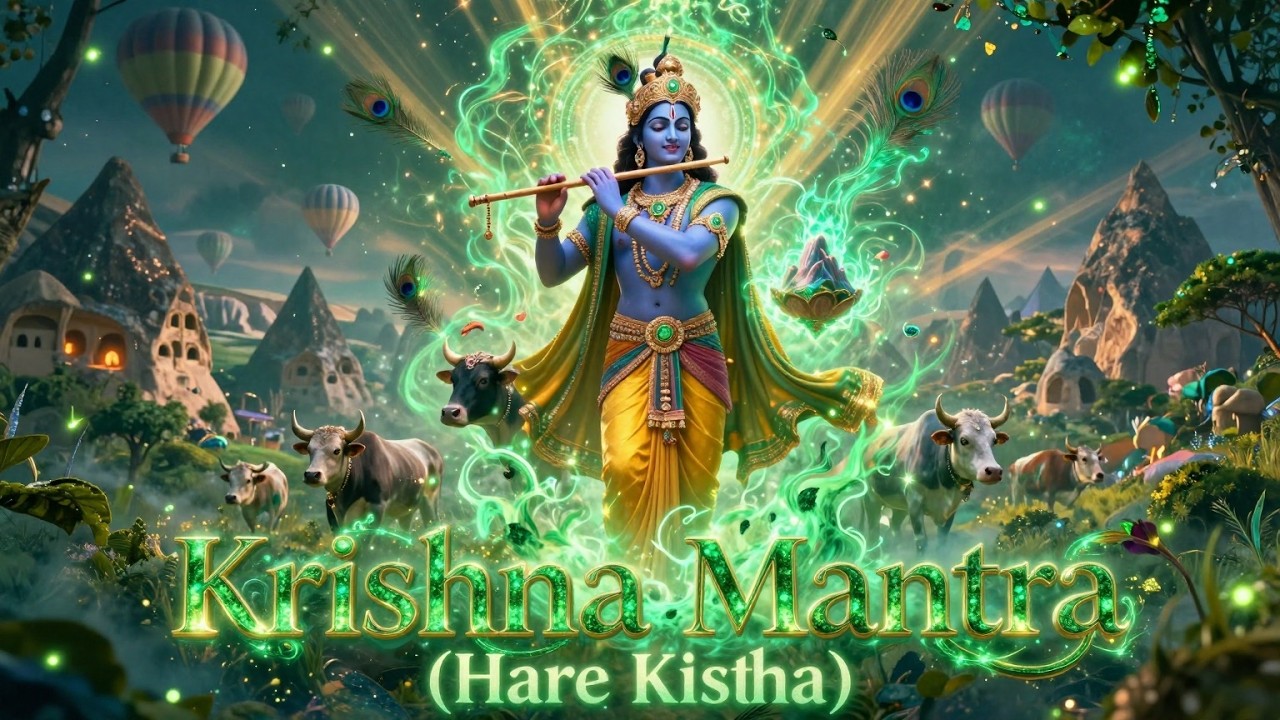 Hare Krishna Mantra: Protection in Cappadocia's Sky 🙏