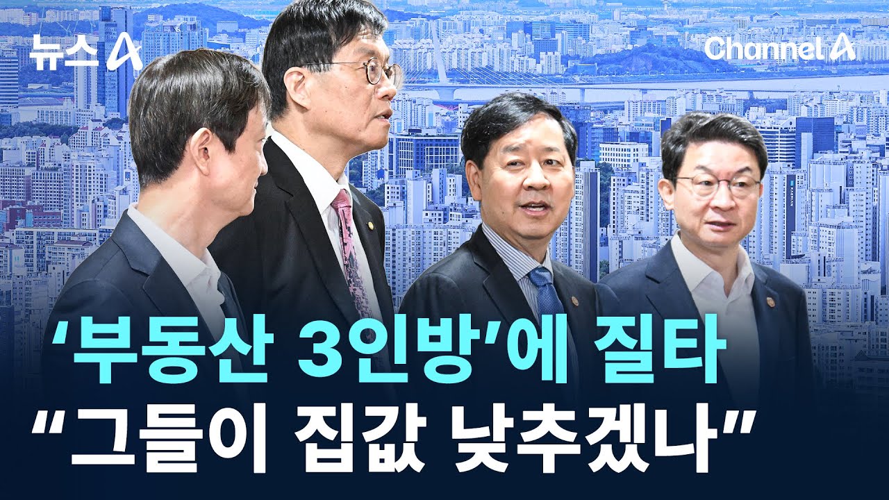 &lsquo;부동산 3인방&rsquo;에 질타&hellip;&ldquo;그들이 집값 낮추겠나&rdquo; / 채널A / 뉴스A