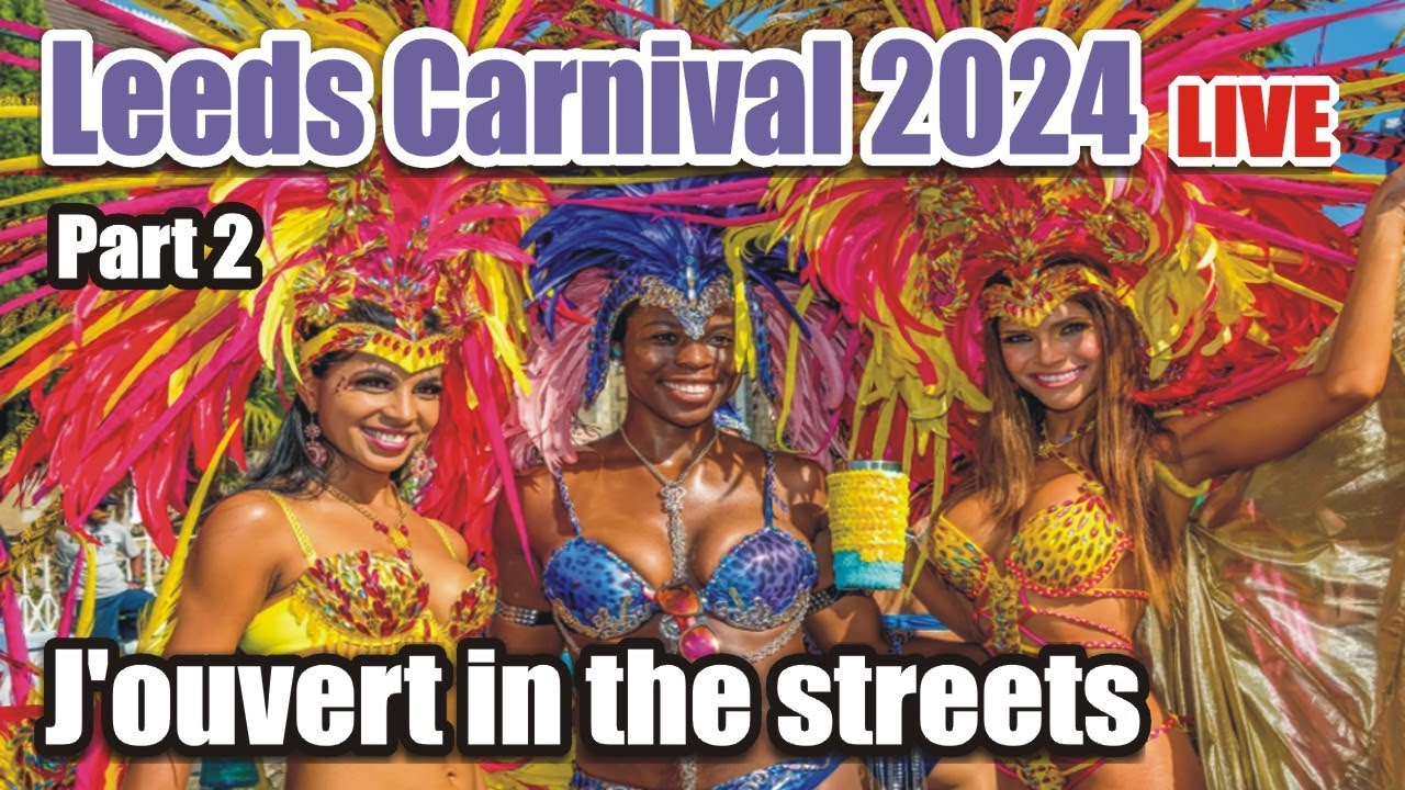 LEEDS Caribbean Carnival Chapeltown J'ouvert in the streets SENSATION SOUND 7am 26th Aug 2024 Part 2