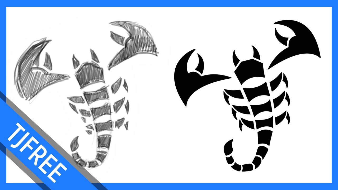 Scorpion | Free Software Speed Art (Krita and Inkscape)