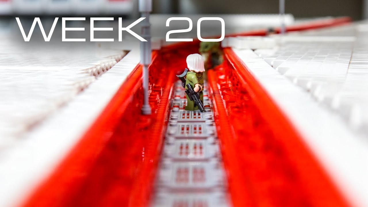 Building Crait in LEGO - Week 20: Completed Trenches