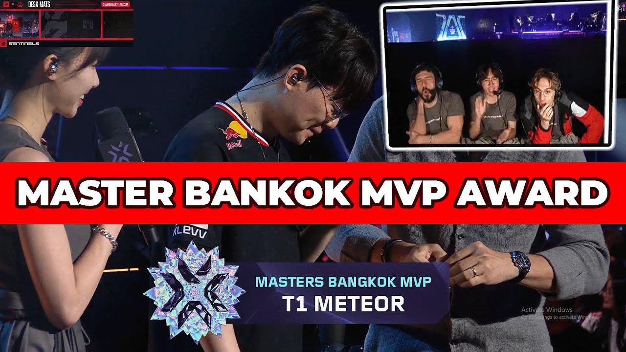 TenZ Reacts to MVP Award in Masters Bangkok (G2 VS T1)