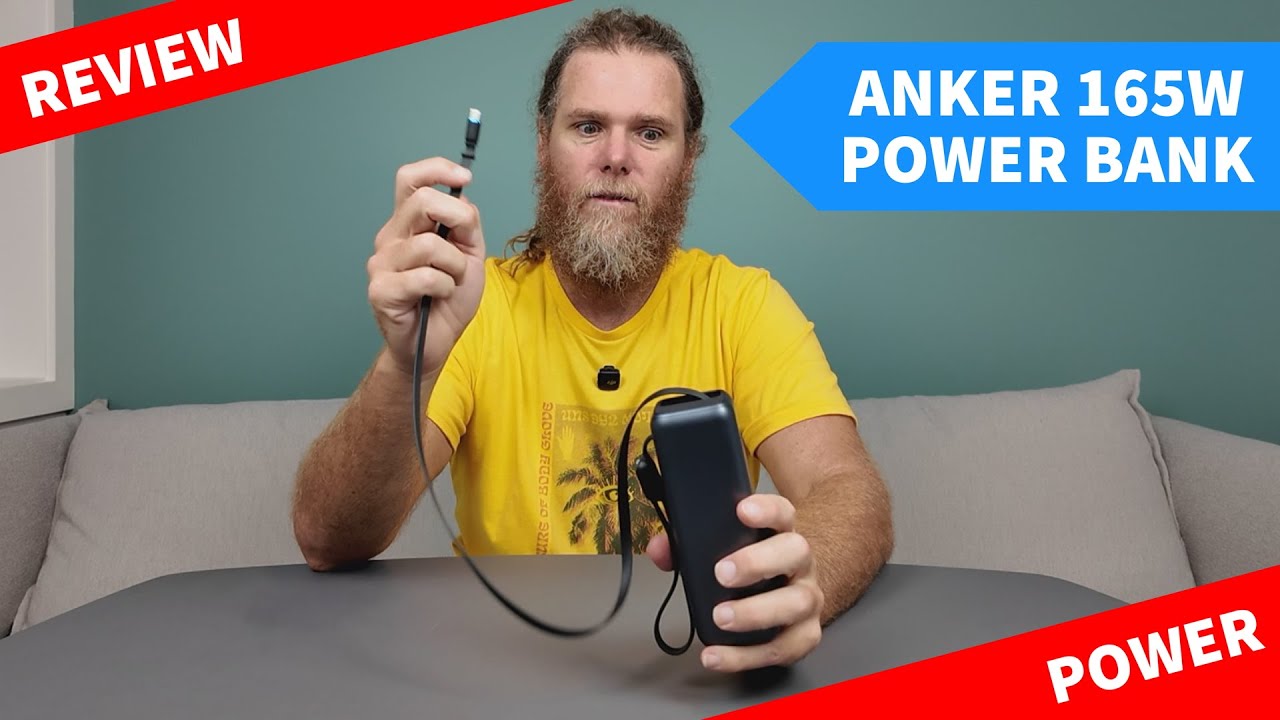 Recenzja powerbanku Anker 165 W &ndash; niesamowity, chowany, wbudowany kabel