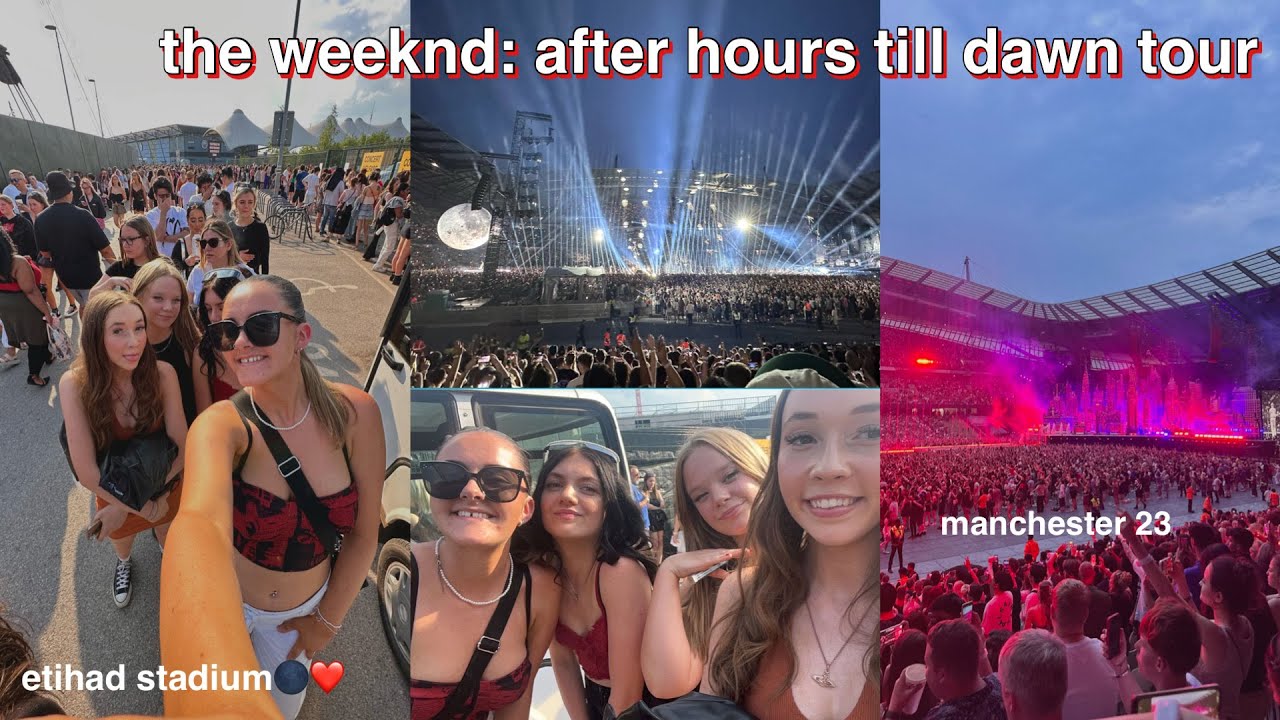 the weeknd: after hours till dawn tour vlog🌑❤️| manchester 2023