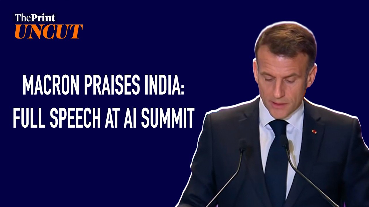 'India built what no other country can': French President Macron’s speech at AI-Impact Summit