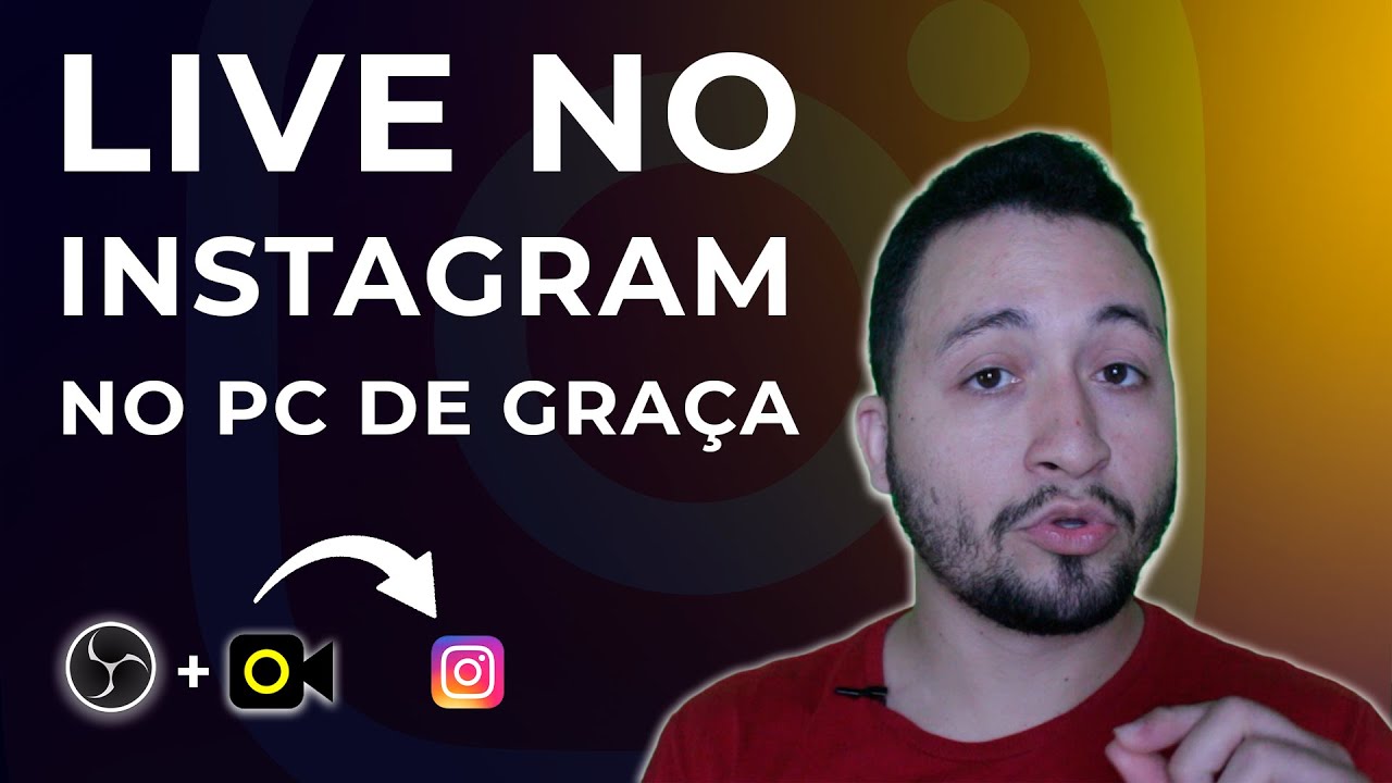 Como fazer LIVES no INSTAGRAM pelo PC 2023 OBS Studio + Yellow Duck GRÁTIS