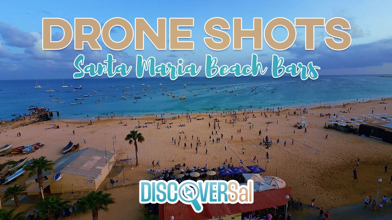 Stunning Drone Shots of Santa Maria’s Beach Bars | Cape Verde Paradise