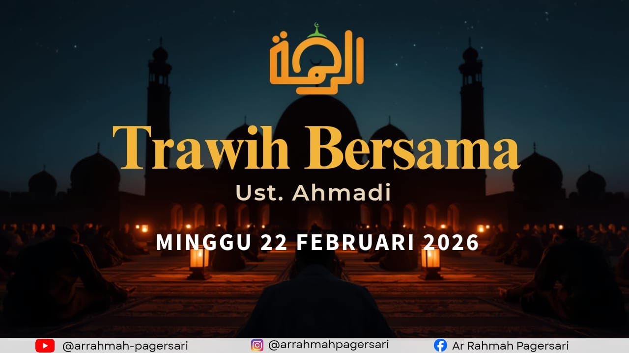 LIVE | Kajian Tarawih 6 Ramadhan 1447H - Ust. Ahmadi