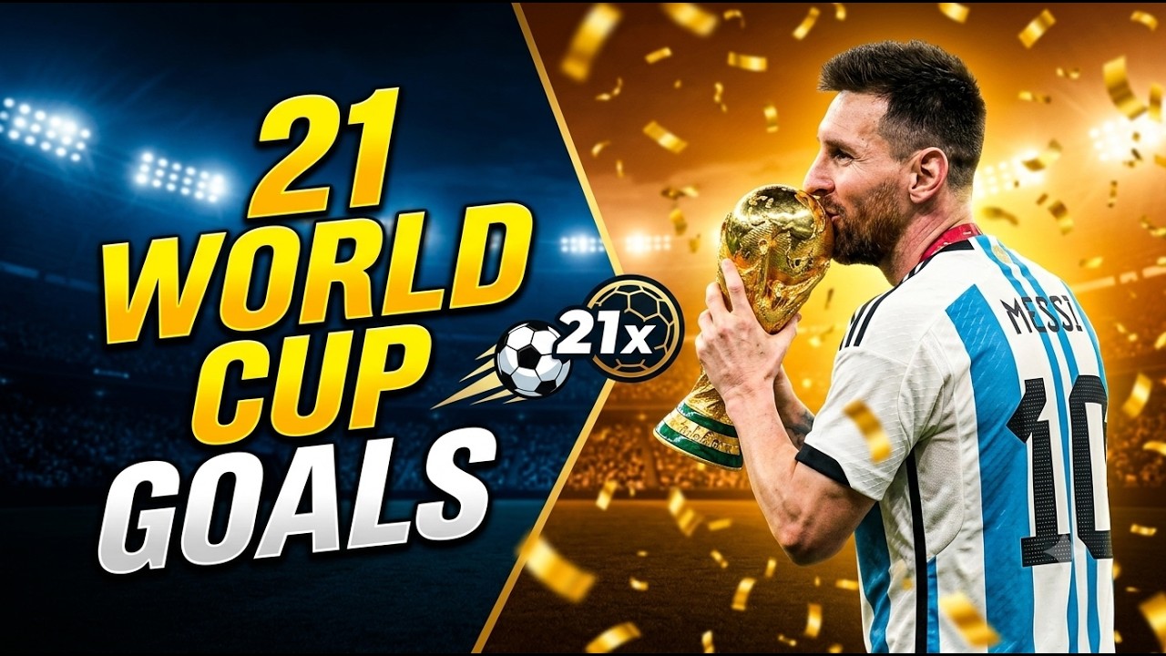 👑 MESSI: 21 WORLD CUP GOALS! The Complete Masterclass (OFFICIAL) 🐐🔥