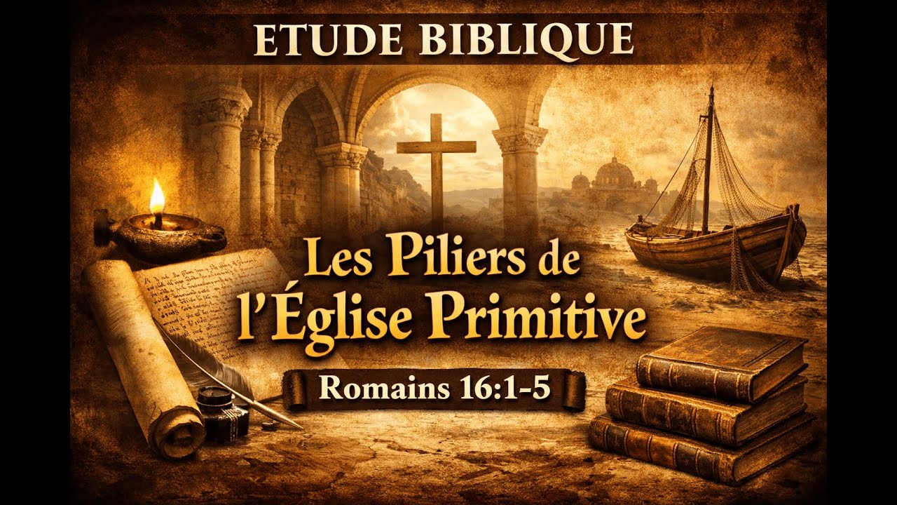 ETUDE BIBLIQUE I LES PILIERS DE L'EGLISE PRIMITIVE - ROMAINS 16:1-5 I Pasteur Karl CASTEL