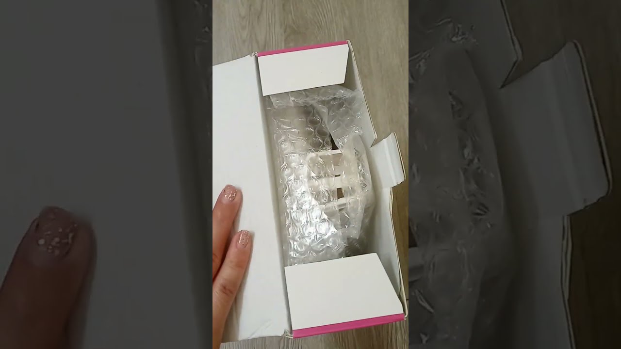 Unbox a LED Makeup Mirror With Me #led #makeupmirror #makeup #unboxing #youtube #shorts #led