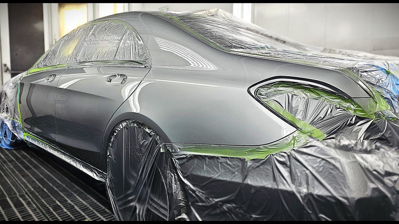 Car painting | Mbenz | How to blend metallic | Cromax Pro