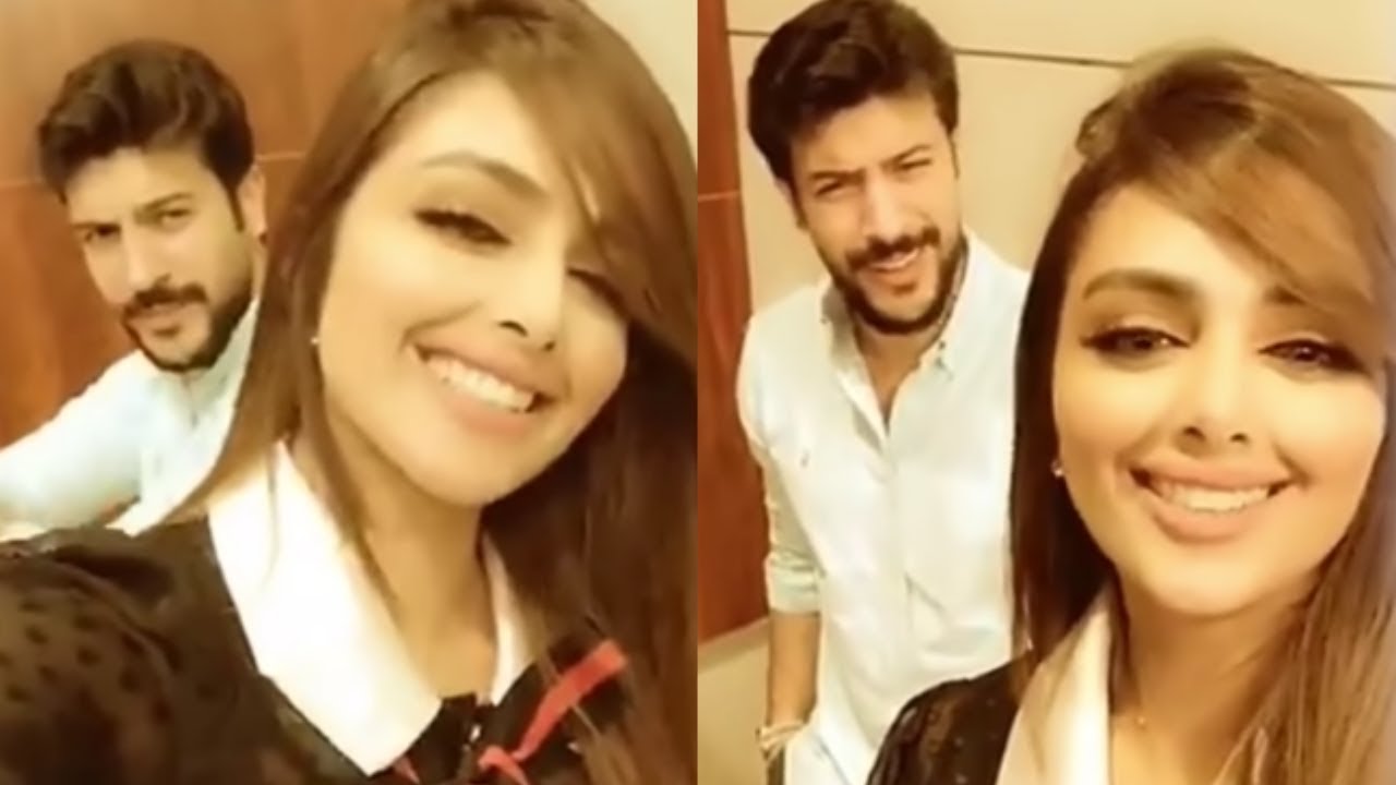 ريم النجم في ابروفة مع عيسى المرزوق مسلسلهم الجديد ويغنون مع بعض صوت جميل