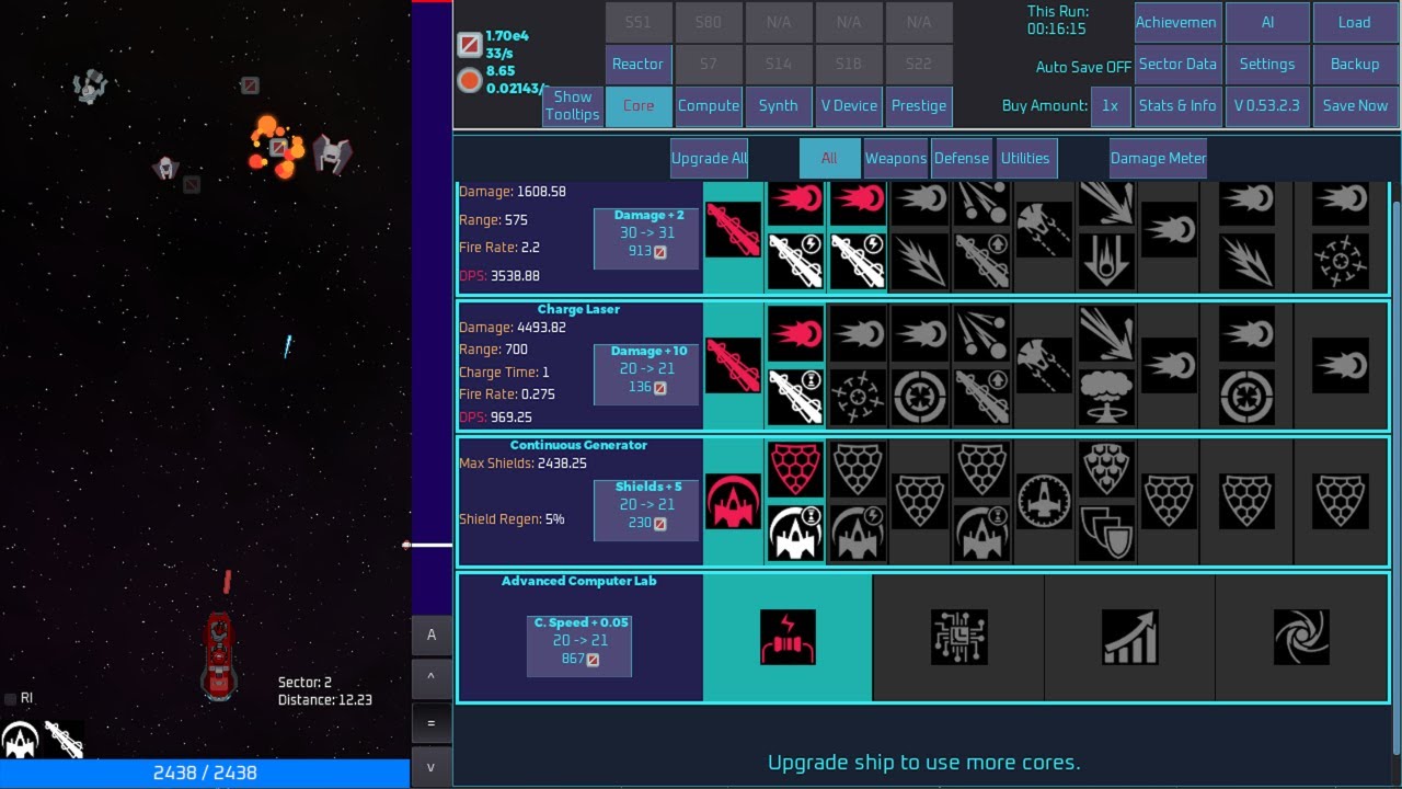 Unnamed Space Idle Game Gameplay Android Mobile