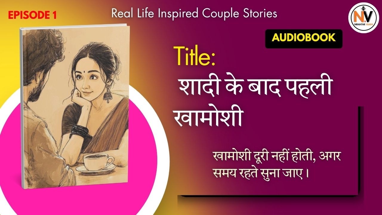 शादी के बाद पहली ख़ामोशी | जब बातें बंद हो जाएँ, पर रिश्ता ज़िंदा हो| Hindi Audio Podcast
